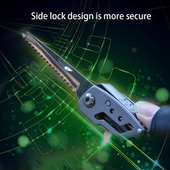 Portable Stainless Steel Multi-Tool Pliers for Camping